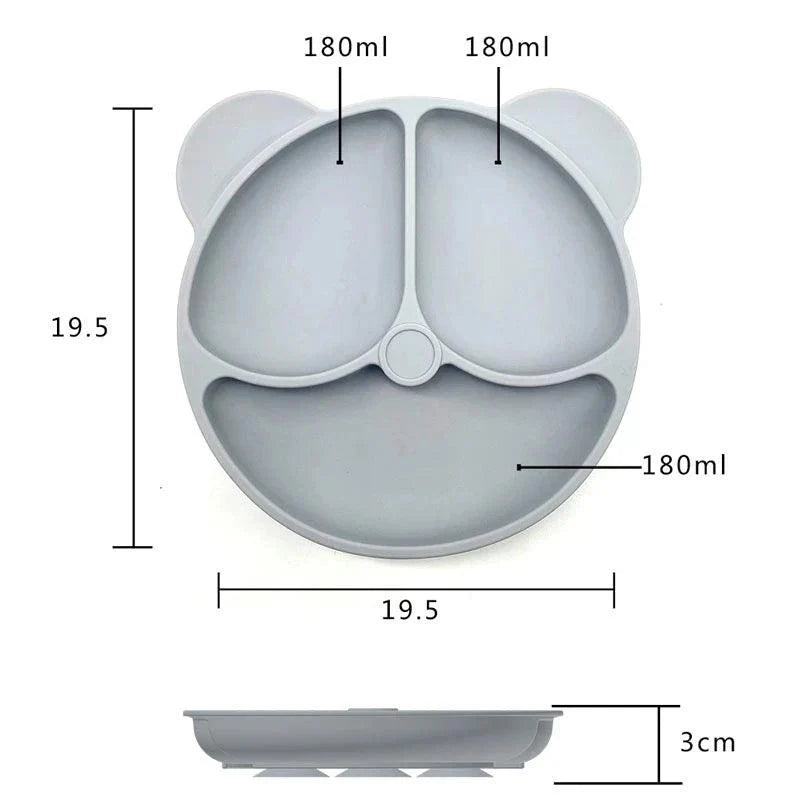 Silicone Suction Baby Feeding Plate