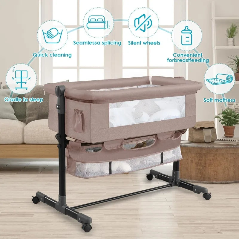 Portable Nursery Bed with Mosquito Net