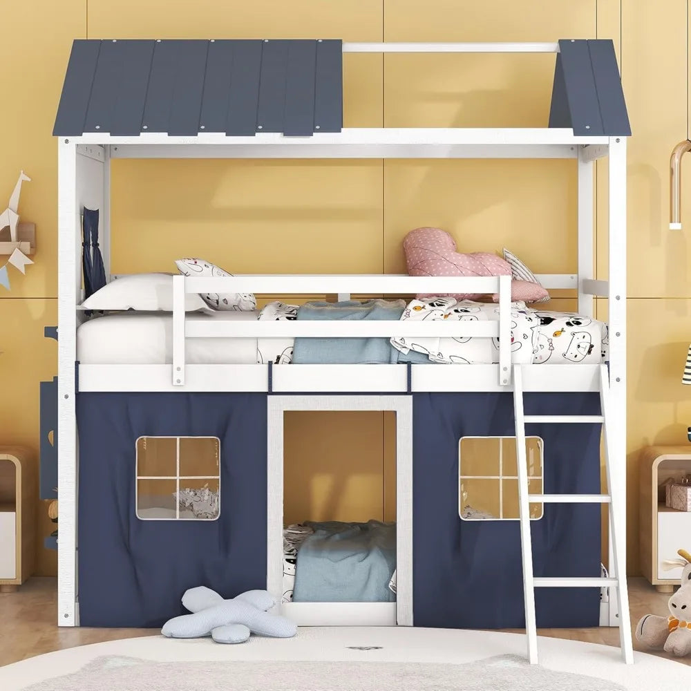 Kids Twin Loft Bunk Bed