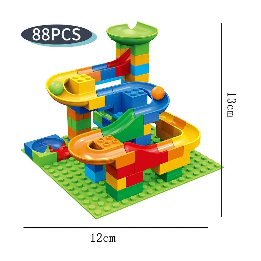 88PCS Marble Run Maze Blocks