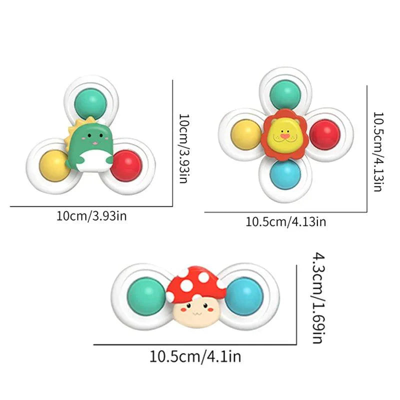 Montessori Suction Cup Spinner Toys