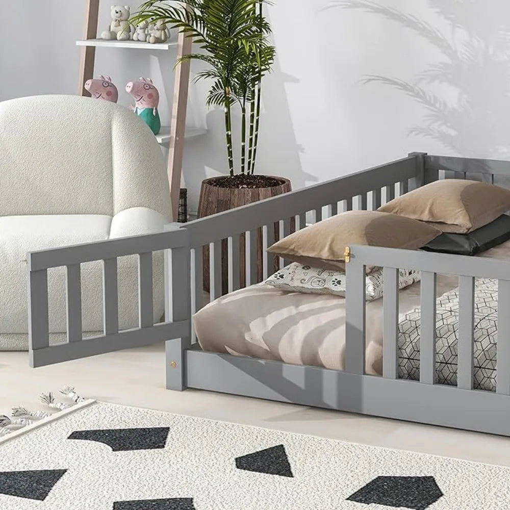 Montessori Wood Floor Bed Frame