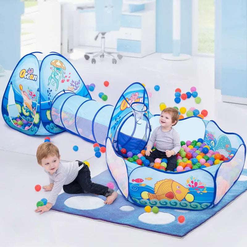 3-in-1 Kids Ball Pit Set