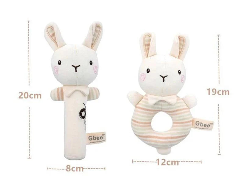 Plush Baby Rattle Toy