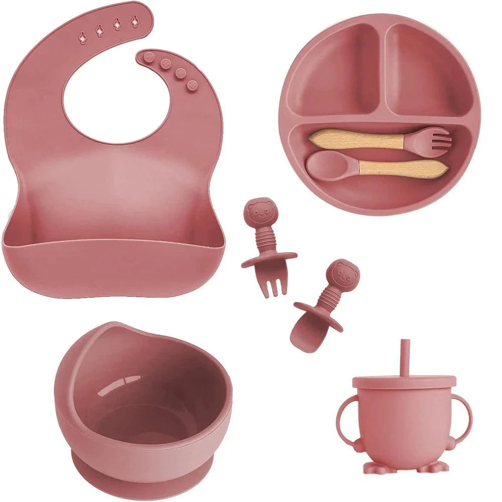 Silicone Baby Tableware Set