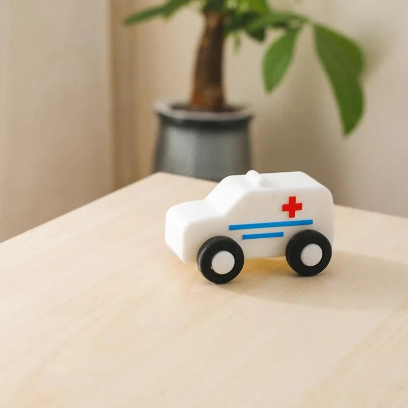 Cute Silicone Ambulance Toy