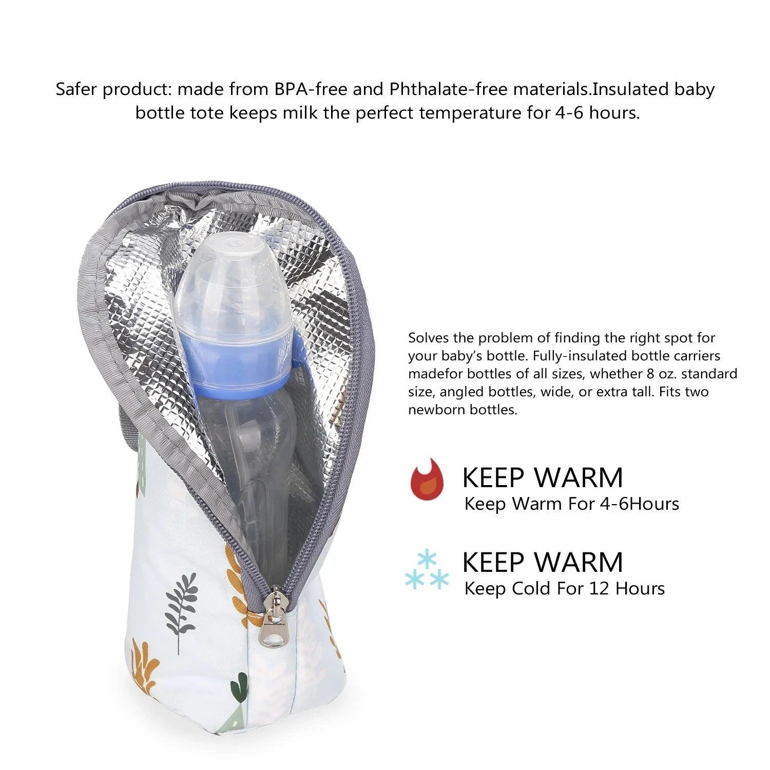 Portable Baby Bottle Warmer Bag