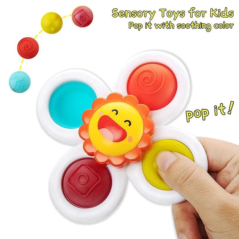 Montessori Suction Cup Spinner Toys