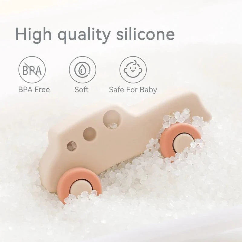 Cute Silicone Ambulance Toy