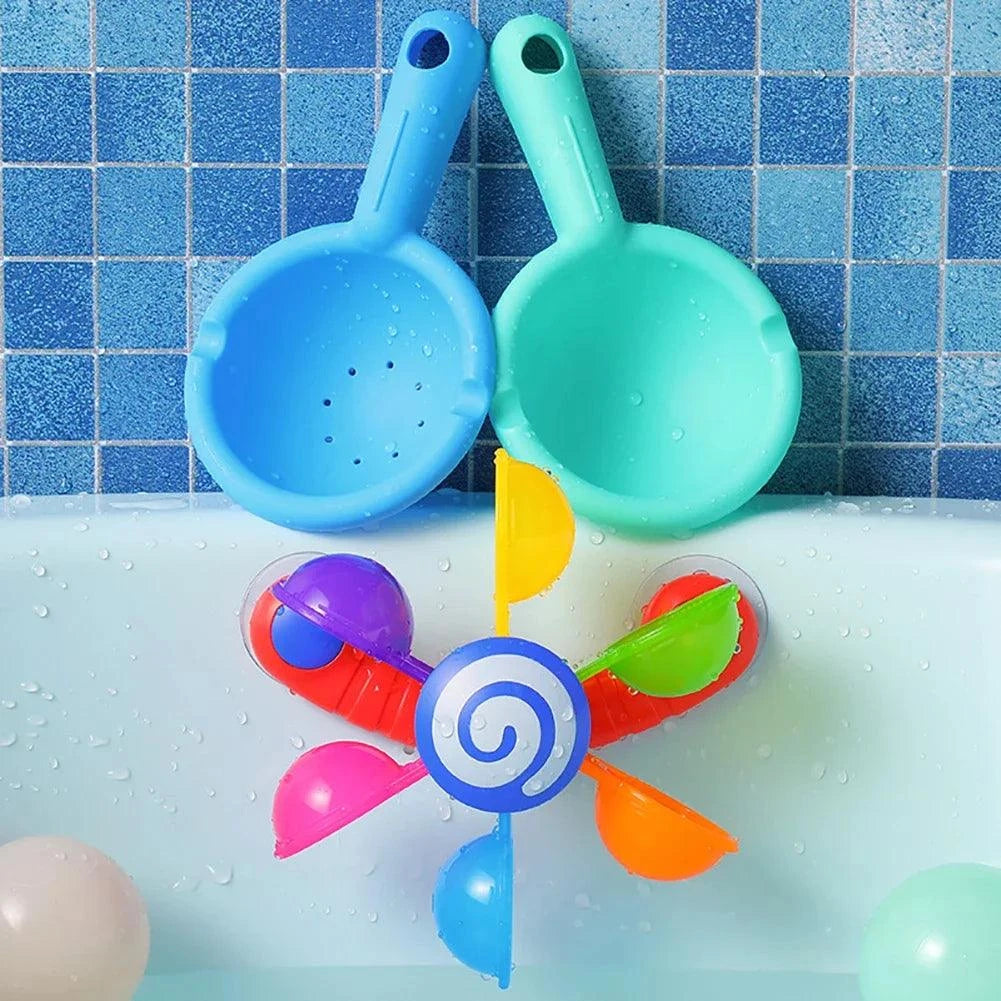 Colorful Water Wheel Bath Toy