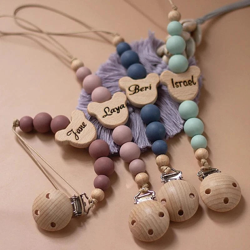 Custom Name Pacifier Chain