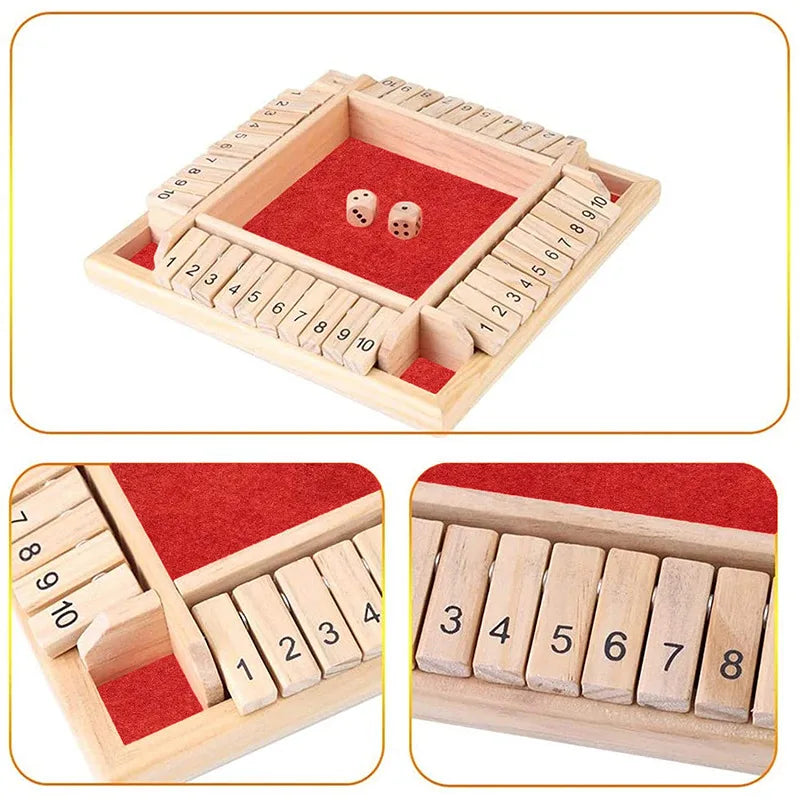 Deluxe Four-Sided Shut The Box