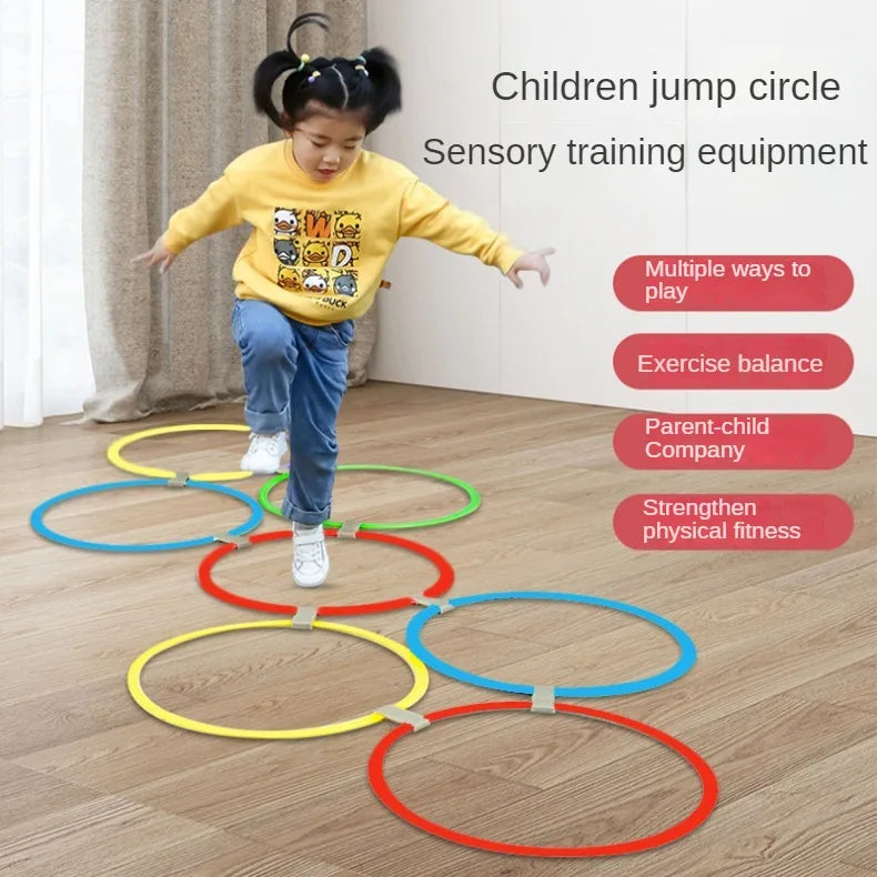 Outdoor Kids Jump Ring Game