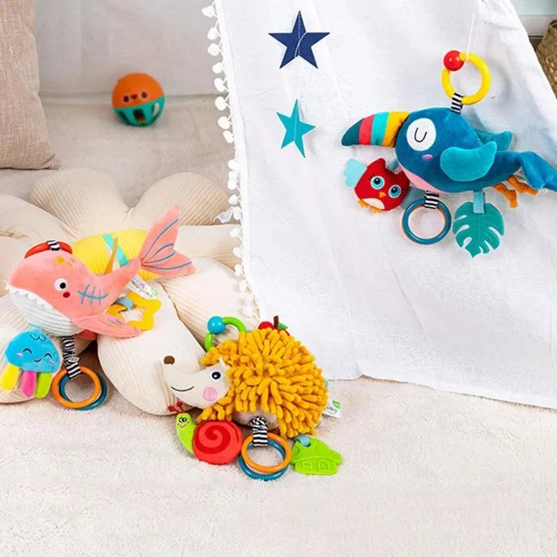 Soft Hanging Rattle Toy Set