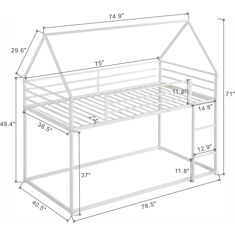 Twin Over Twin Bunk Bed