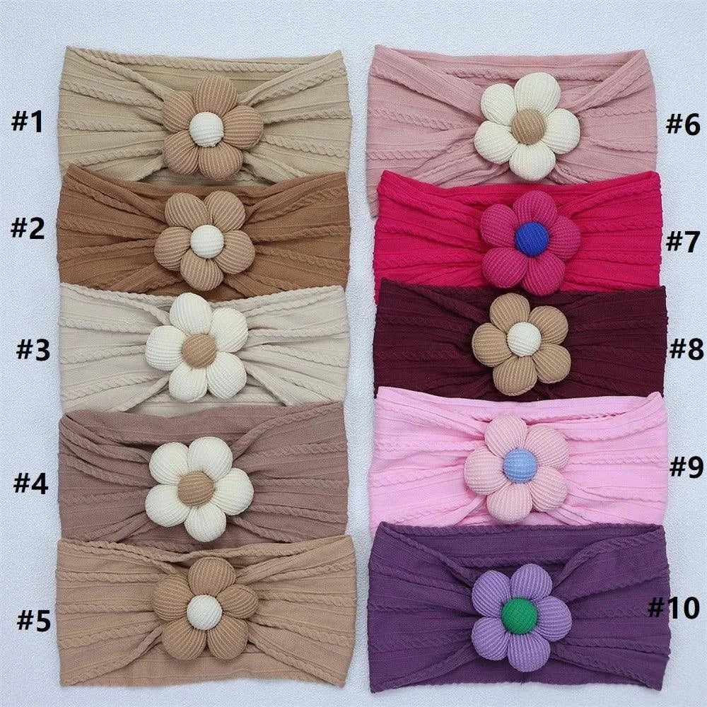 Flower Nylon Baby Headband