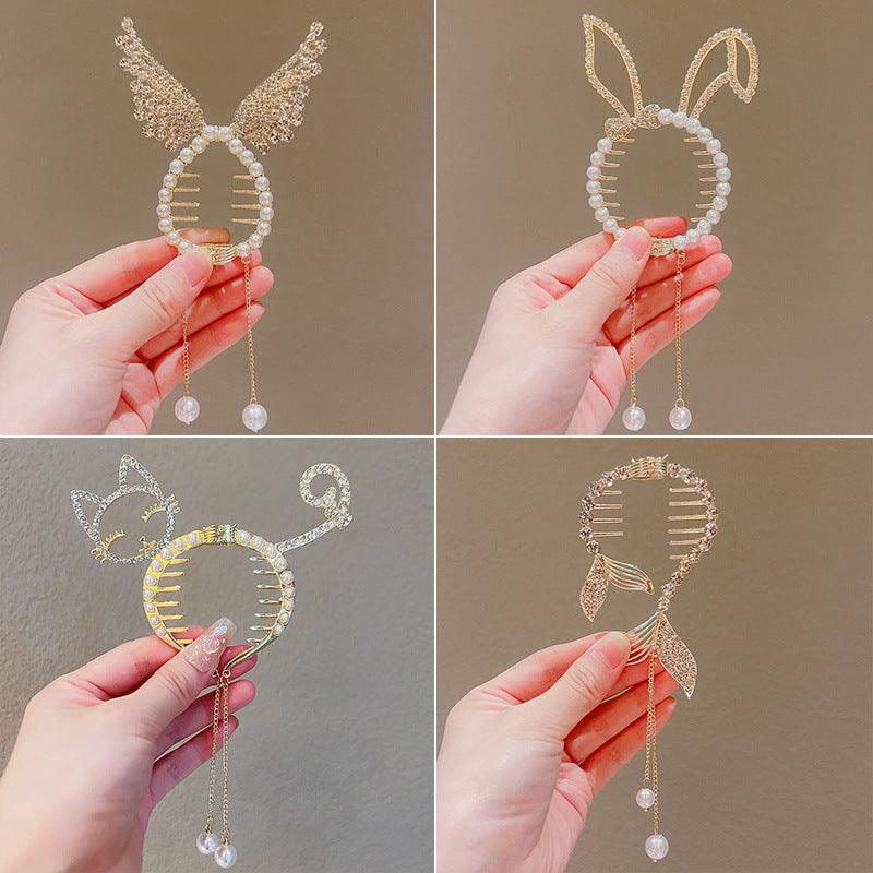 Shiny Angel Wing Hair Clip