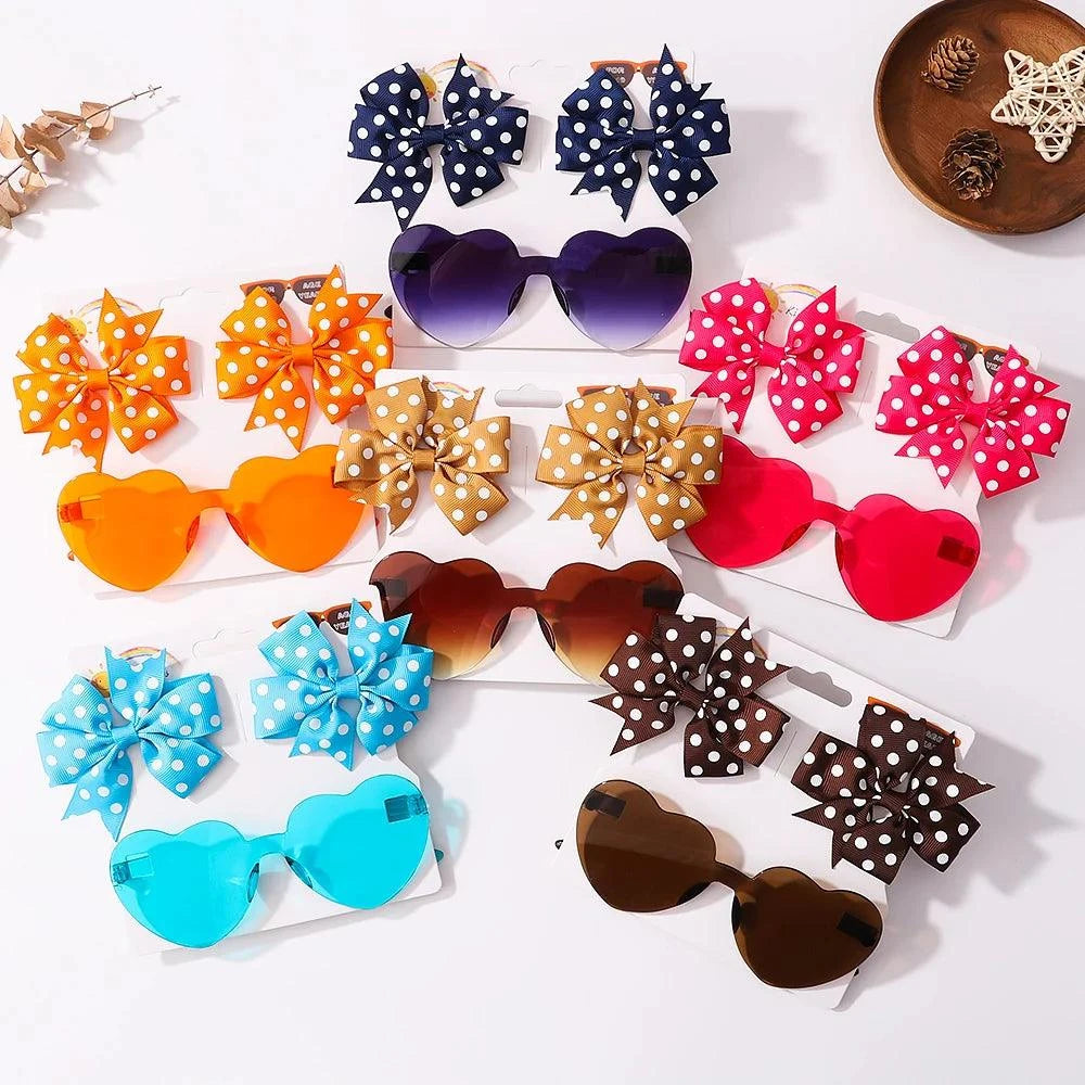 Colorful Dot Hairpin Set