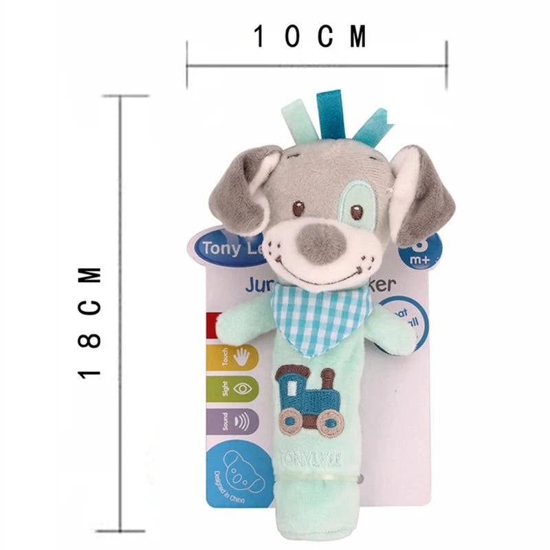 Plush Baby Rattle Toy