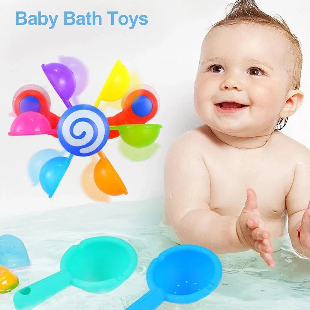 Colorful Water Wheel Bath Toy