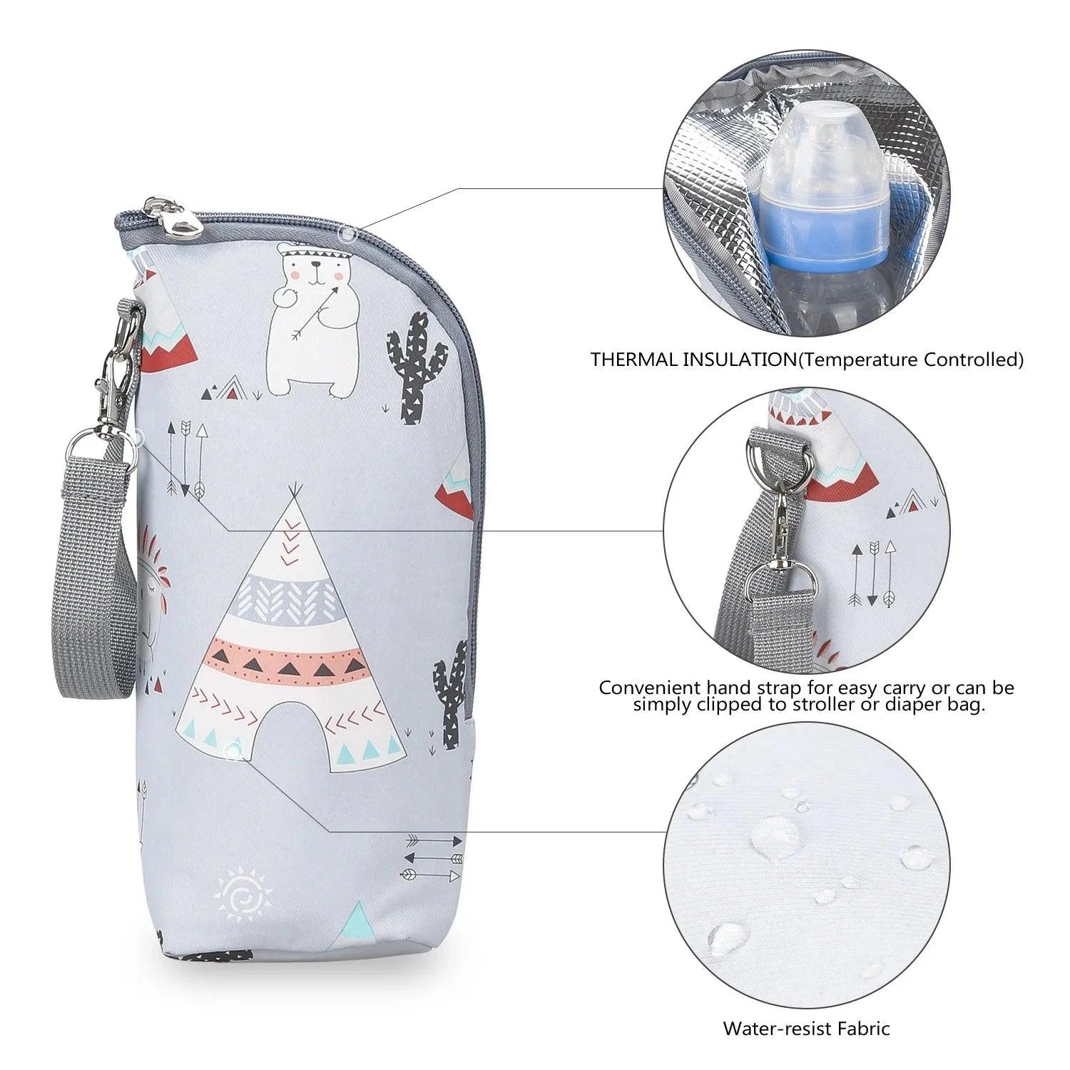 Portable Baby Bottle Warmer Bag