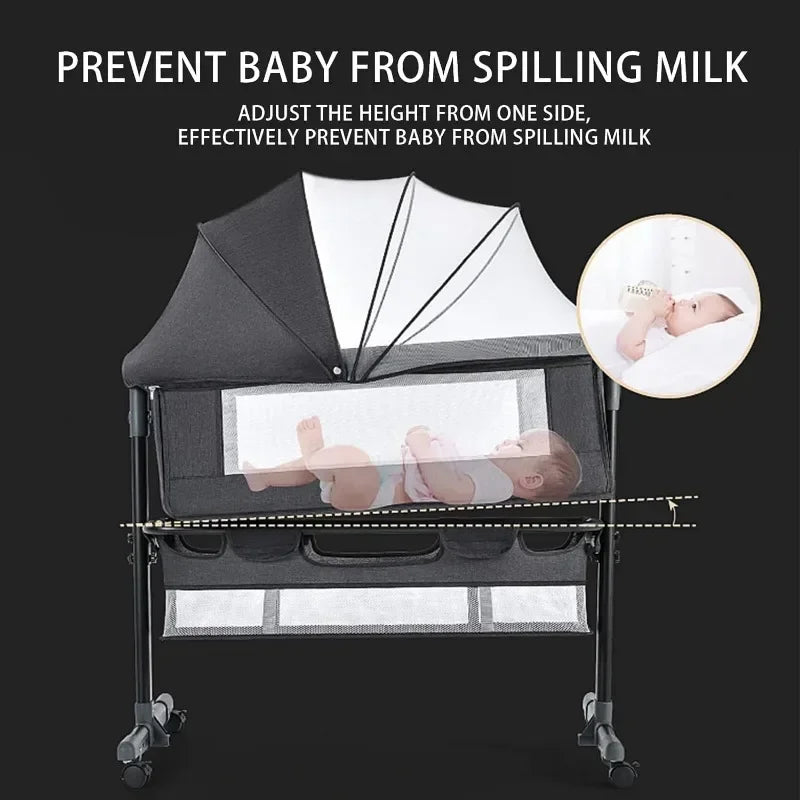 Portable Nursery Bed with Mosquito Net